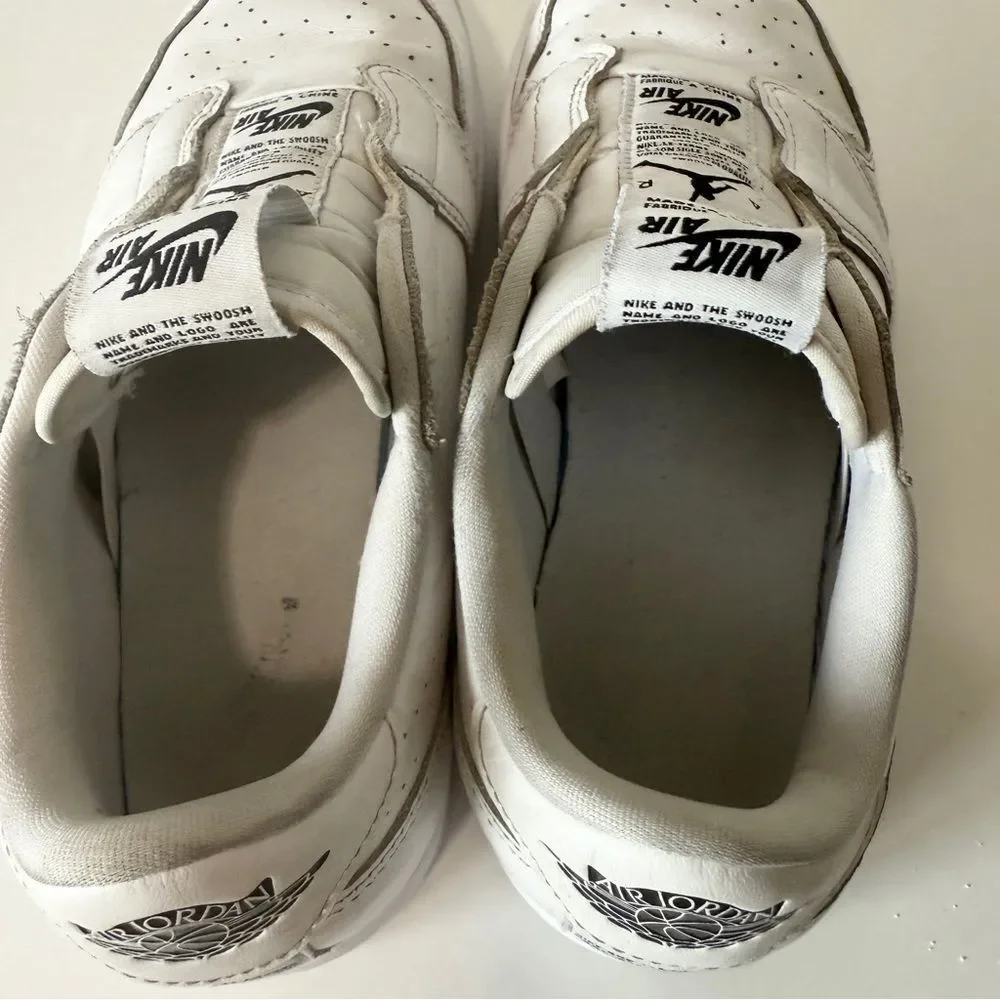Nike Air Jordan 1 Women’s Retro Low Slip On Snap White Sneaker AV3918-100 Sz 7.5